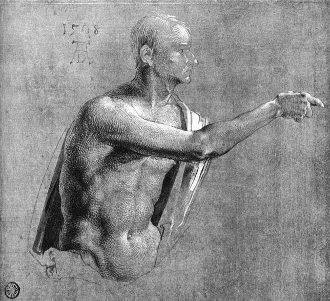 Albrecht Durer Male Nude